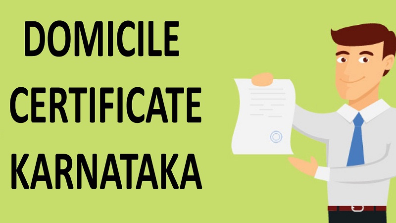 Domicile Certificate Karnataka